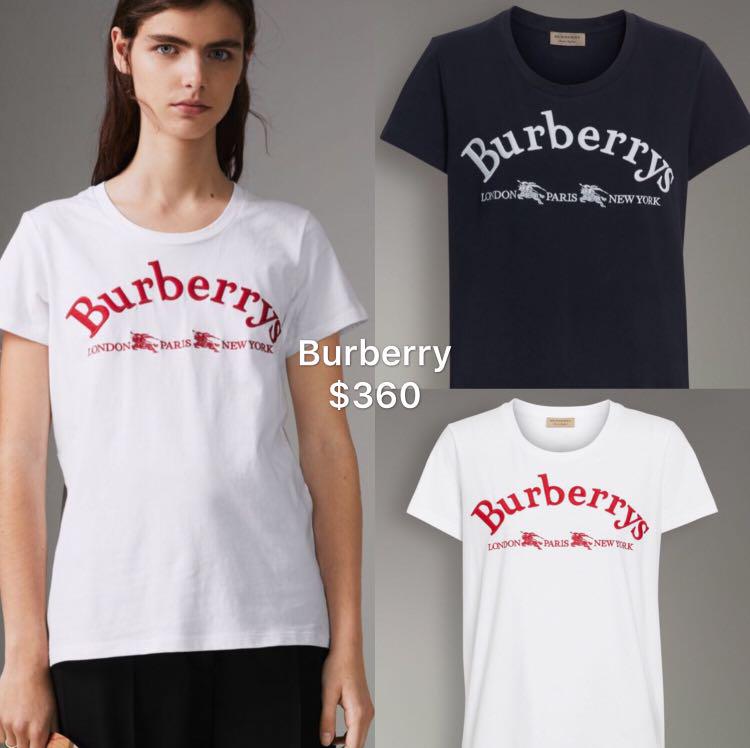 burberry t shirt womens 2018