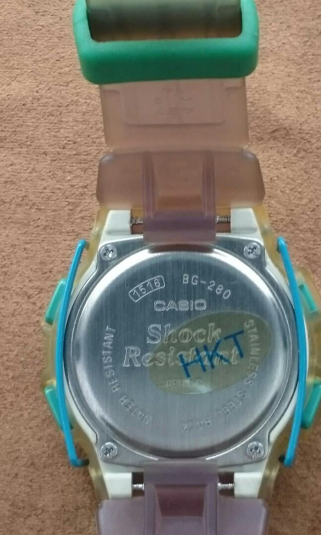 casio baby g 90年代款 电子表 bg280