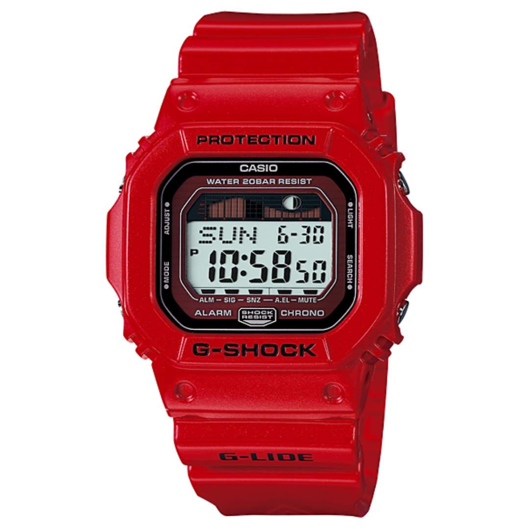 CASIO G-SHOCK G-LIDE GLX-5600 series GLX-5600-4 紅色GSHOCK GLX5600