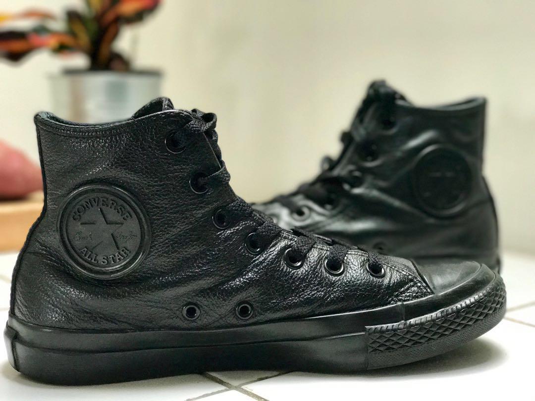 black converse 7.5