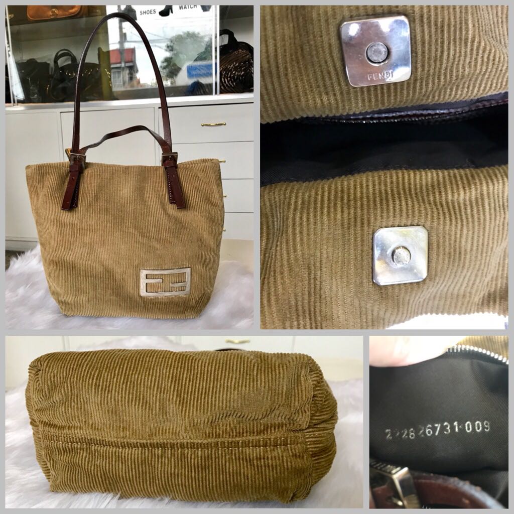 fendi corduroy bag