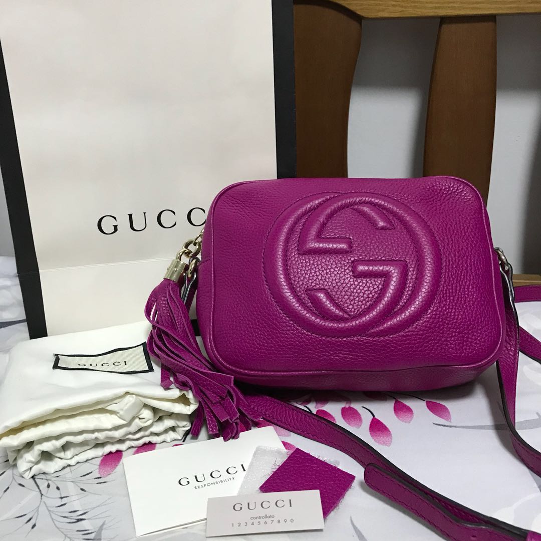 Gucci Soho Disco Bag Fuchsia