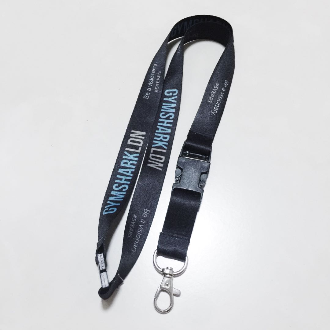 Gymshark London Lanyard, Men's Fashion, Activewear on Carousell