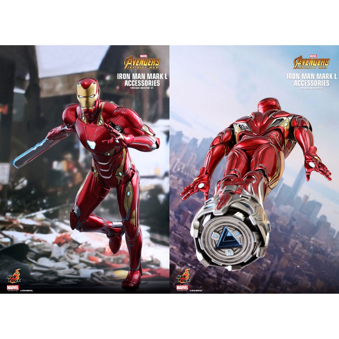 hot toys iron man infinity war accessories