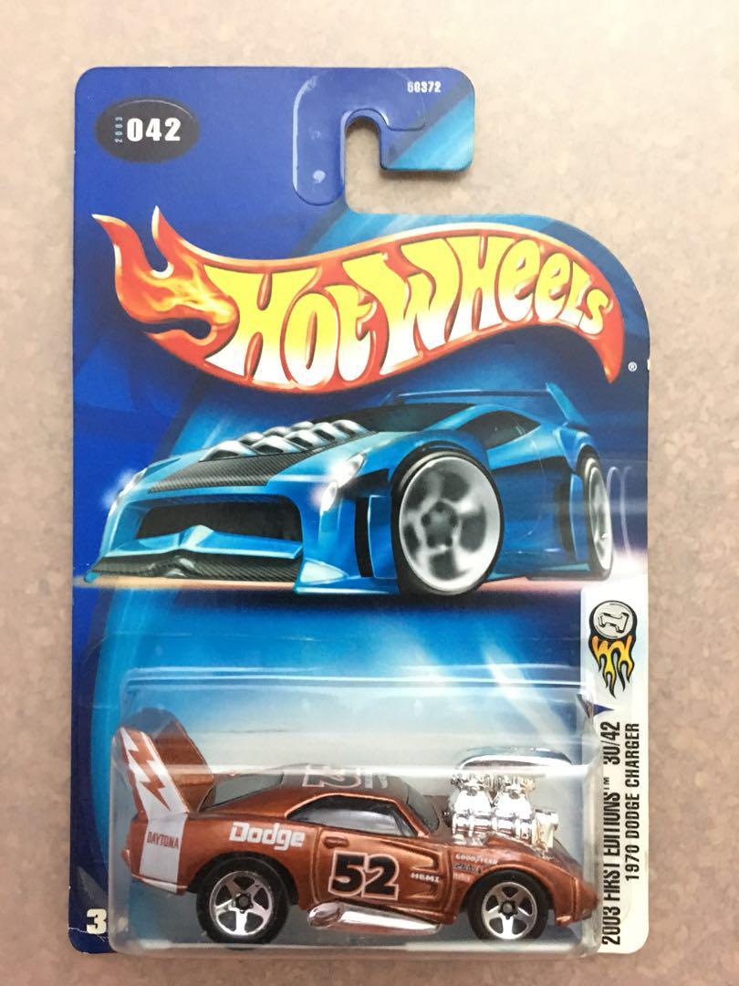 Hotwheels 1970 Dodge Charger Daytona 2003 Released No 042 Toys
