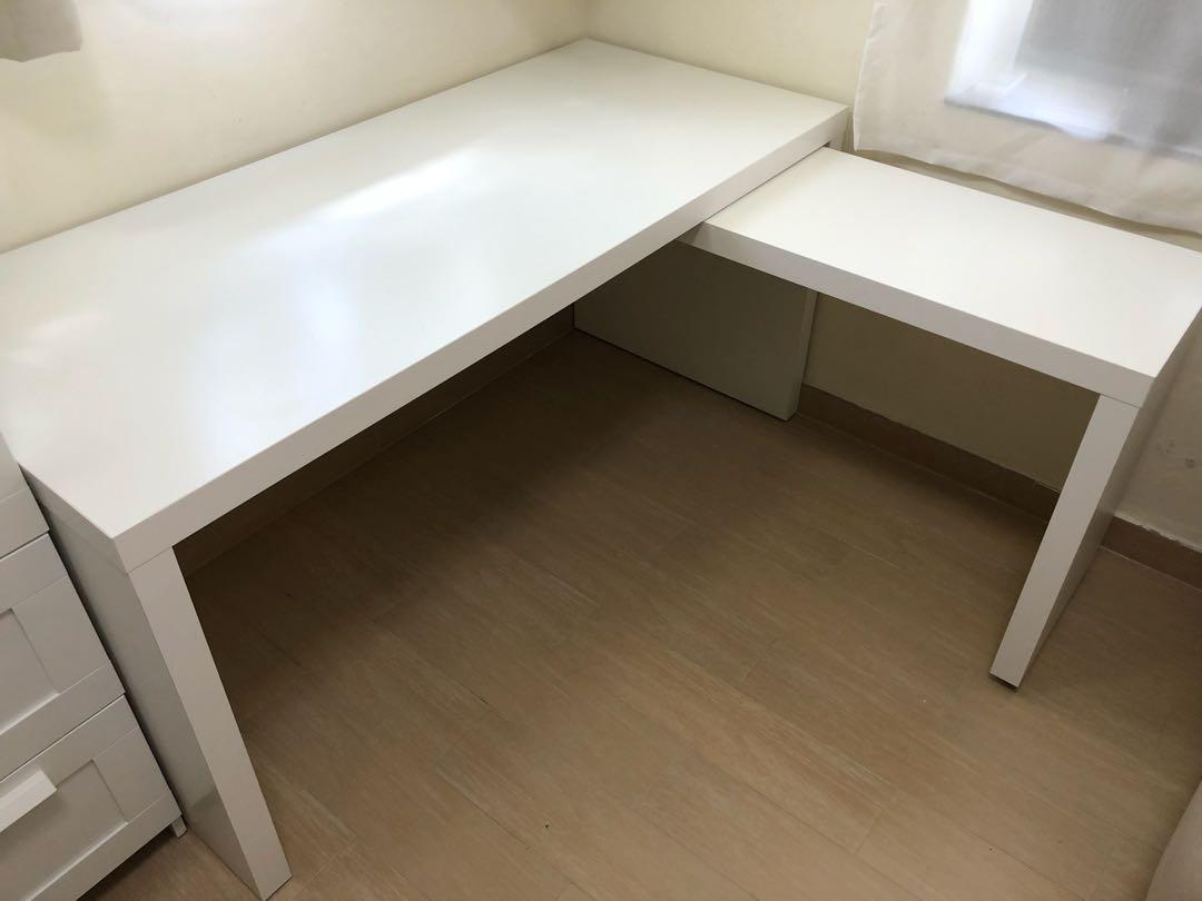 Ikea Malm Desk With Pull Out Panel Home Furniture Furniture On
