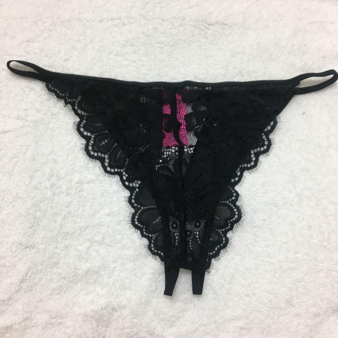 Open slit panty, Women's Fashion, Bottoms, Other Bottoms on Carousell