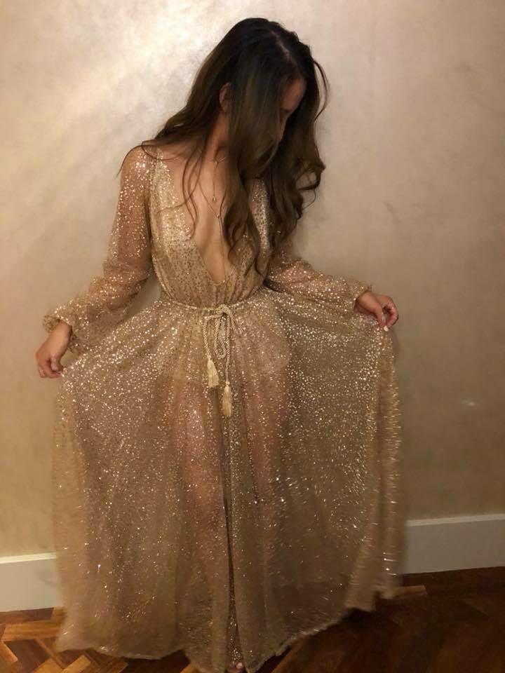 Lucky Star Glitter Gown 2024 romanticari.rs