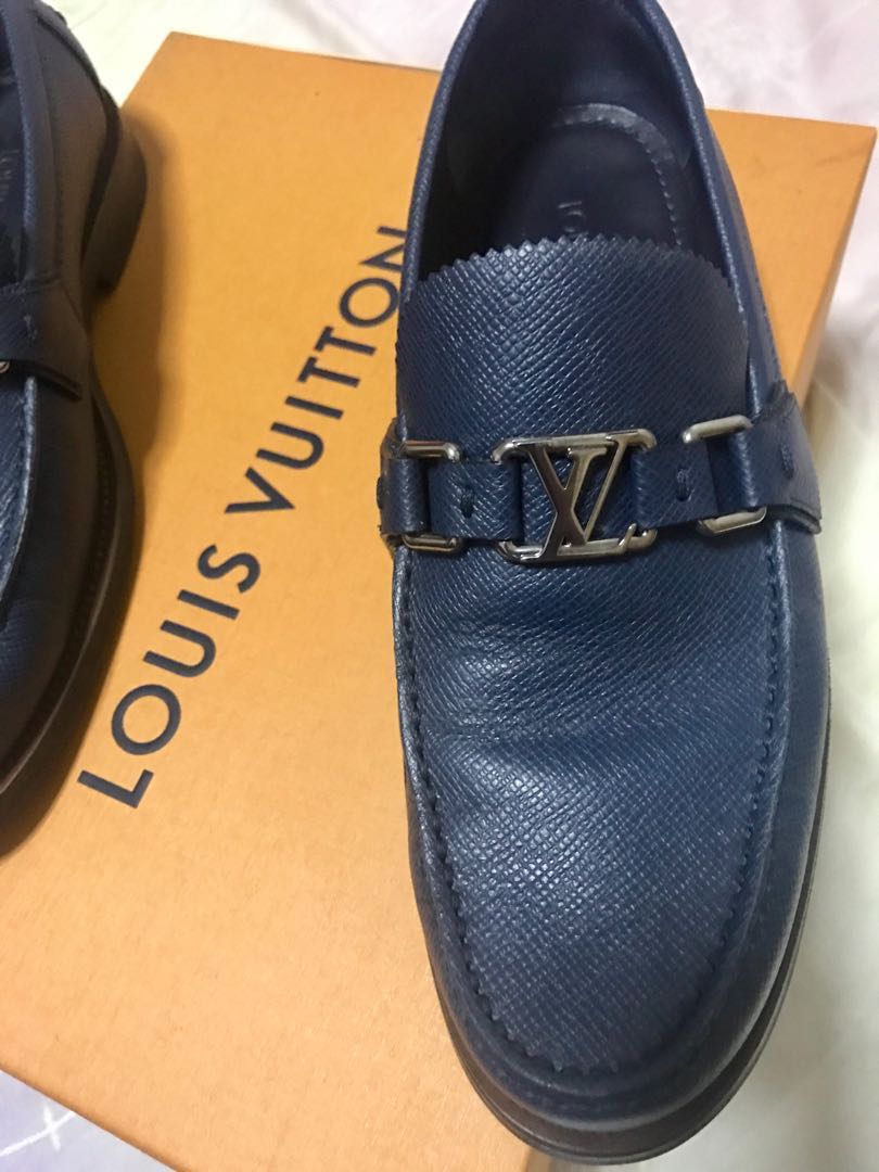 LV Authentic Louis Vuitton Men's Major Loafer