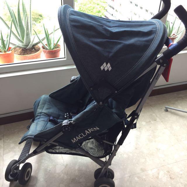 Maclaren quest stroller on sale denim