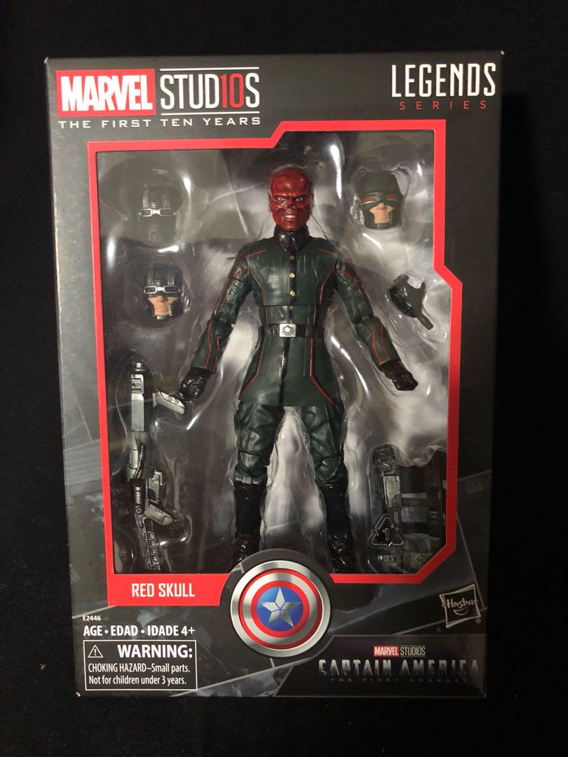 marvel legends first 10 years red skull