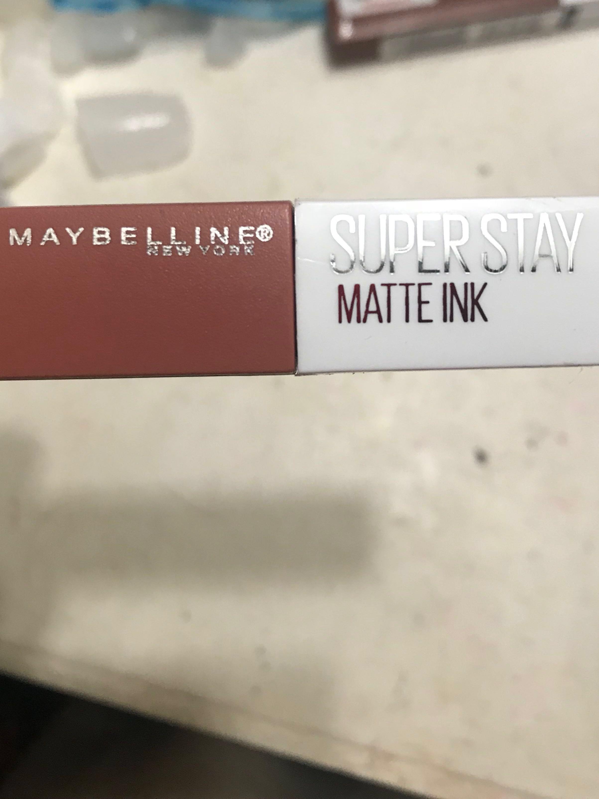 Maybelline Superstay Matte Ink In Seductress And Lover Beauty Personal Care Face Makeup On Carousell