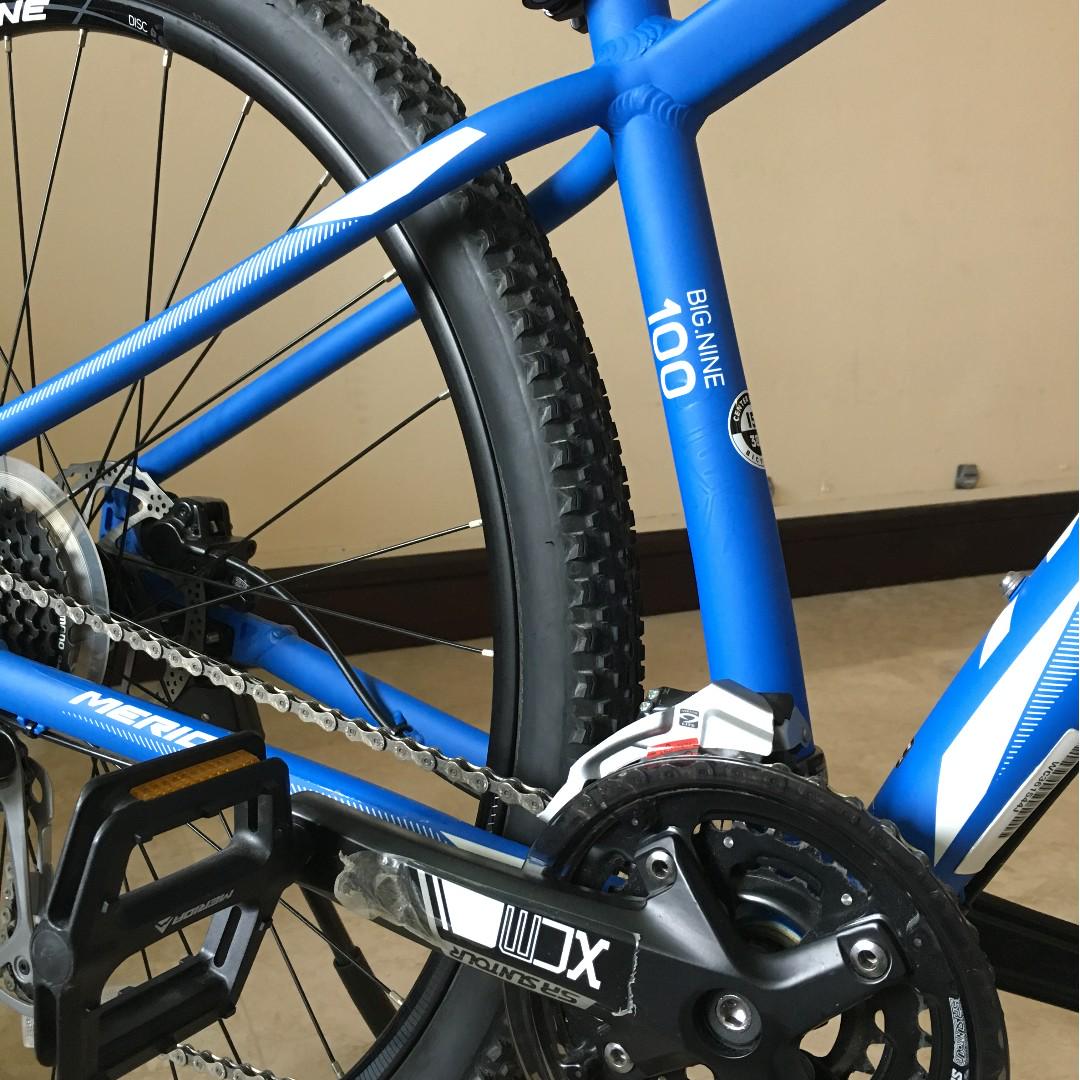 merida big nine 100 specs