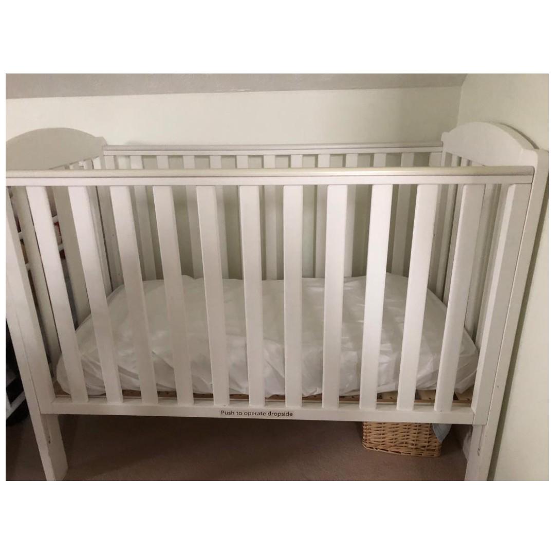 mothercare dropside cot bed