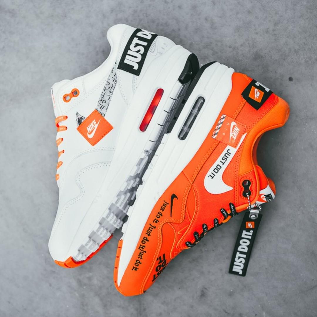 Nike air max 1 just do it pack orange hot sale