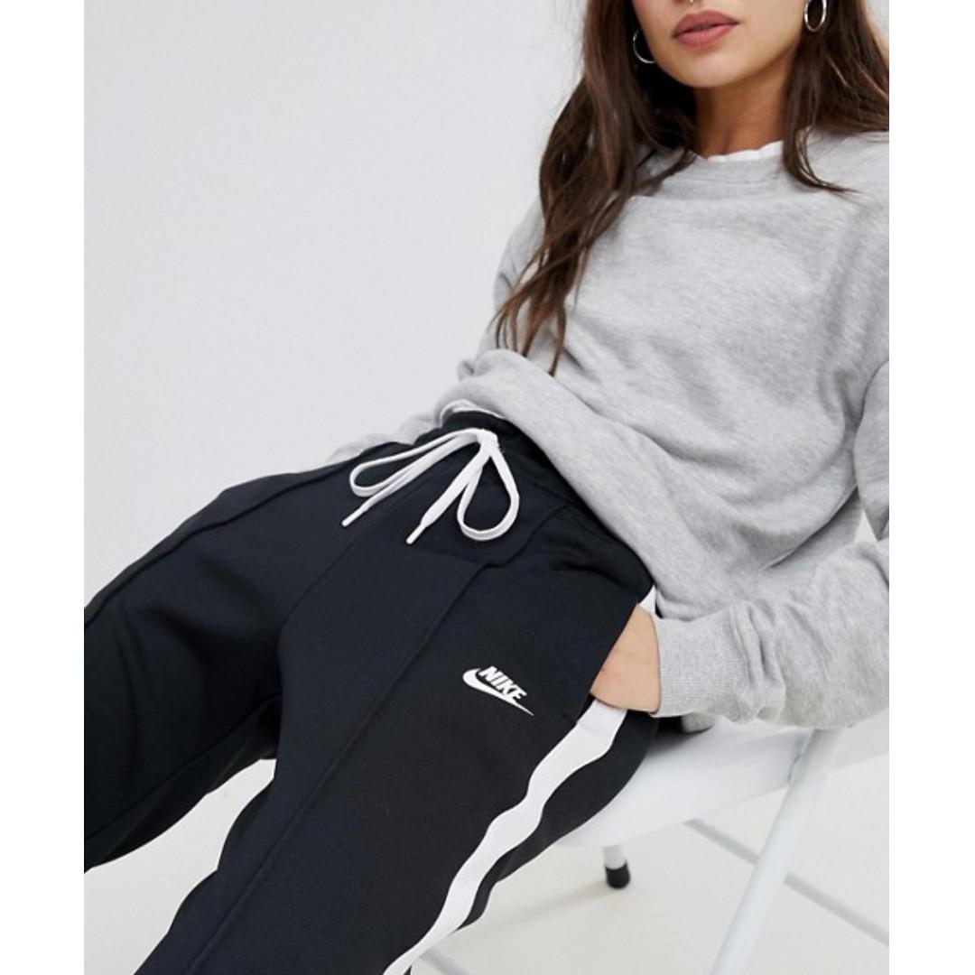 Nike exclusive black polyknit track pants online
