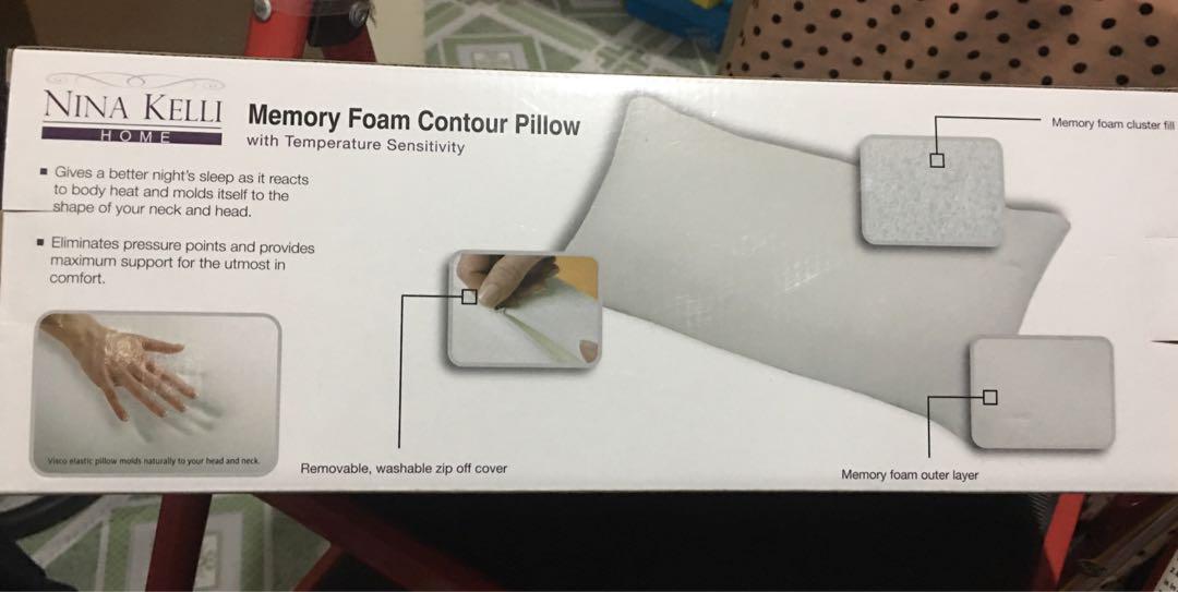 Nina kelli memory foam contour pillow discount