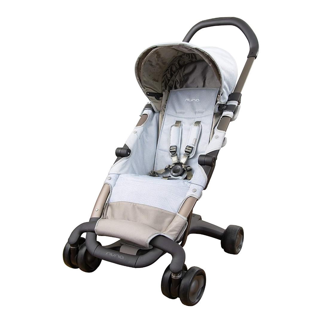 nuna blue stroller