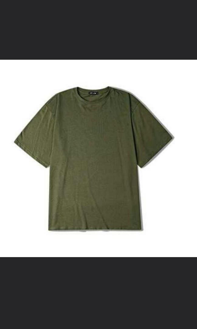 Olive green oversized shirt clearance