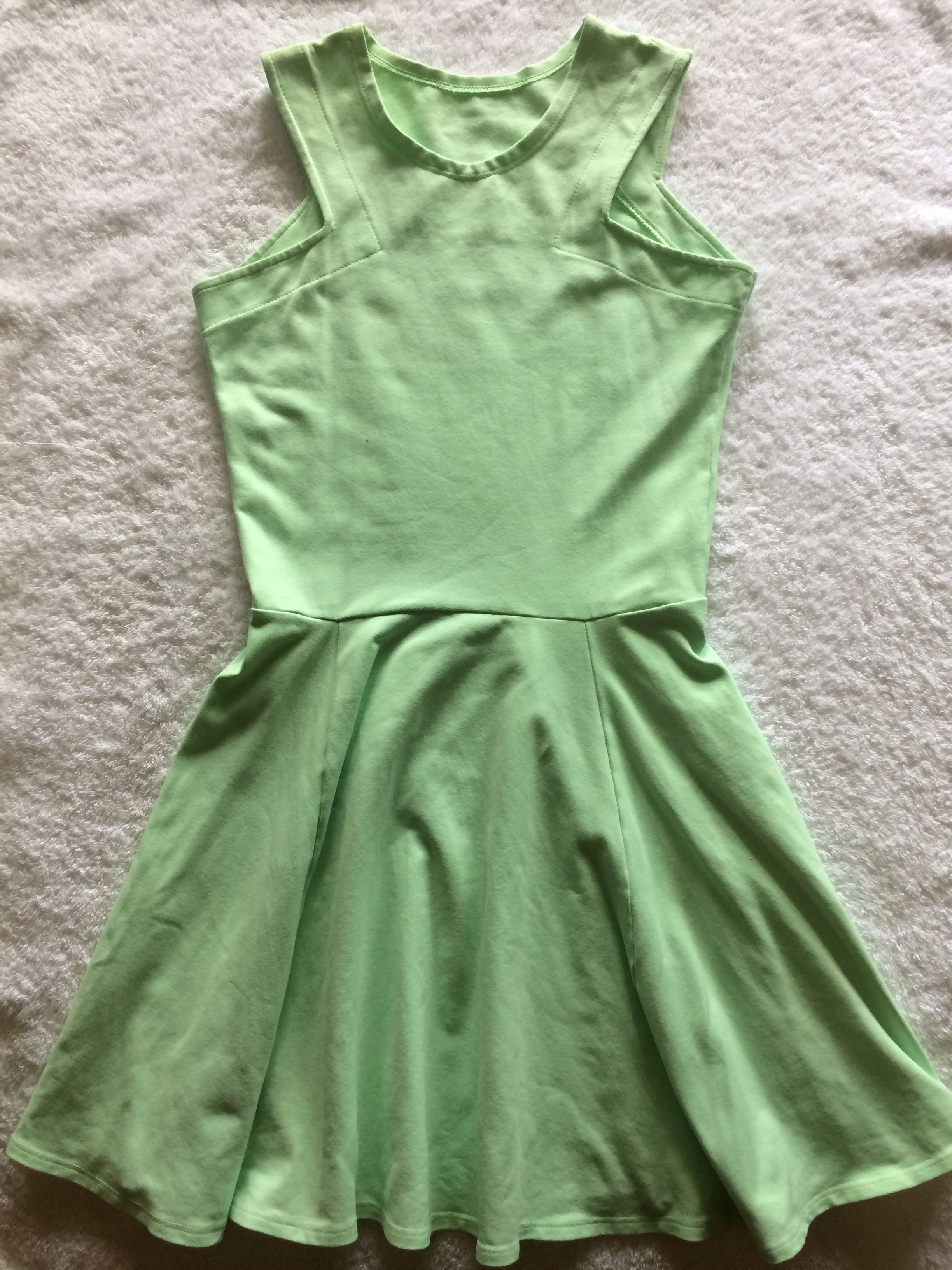 Pastel Green Dress, Women's Fashion, Dresses & Sets, Dresses on Carousell
