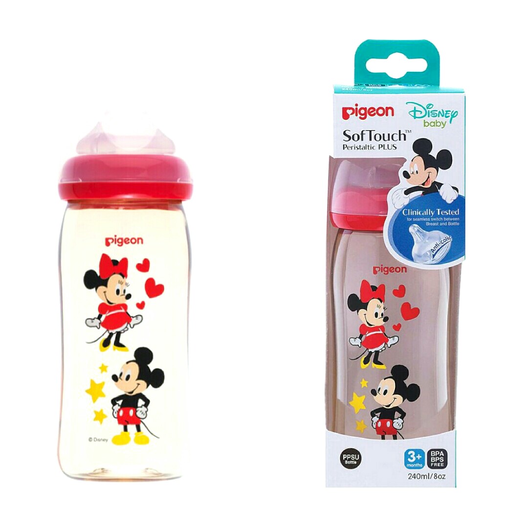 pigeon disney milk bottle