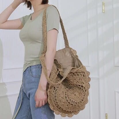 big crochet bag