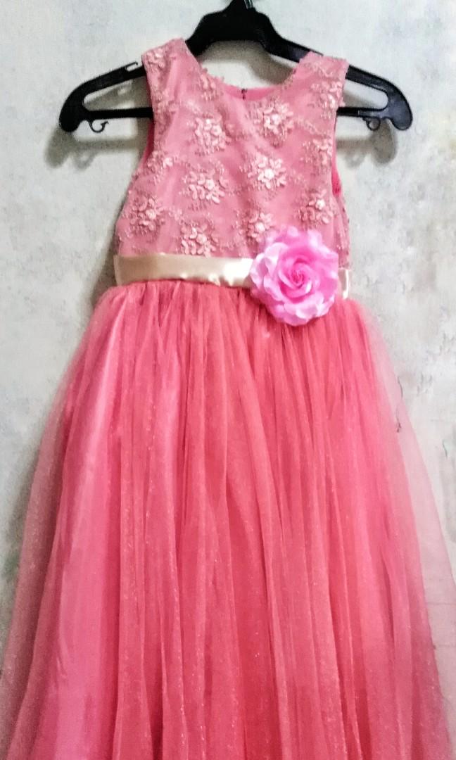 Pomelo Flower Girl Formal Dress Custom Sewn Babies Kids