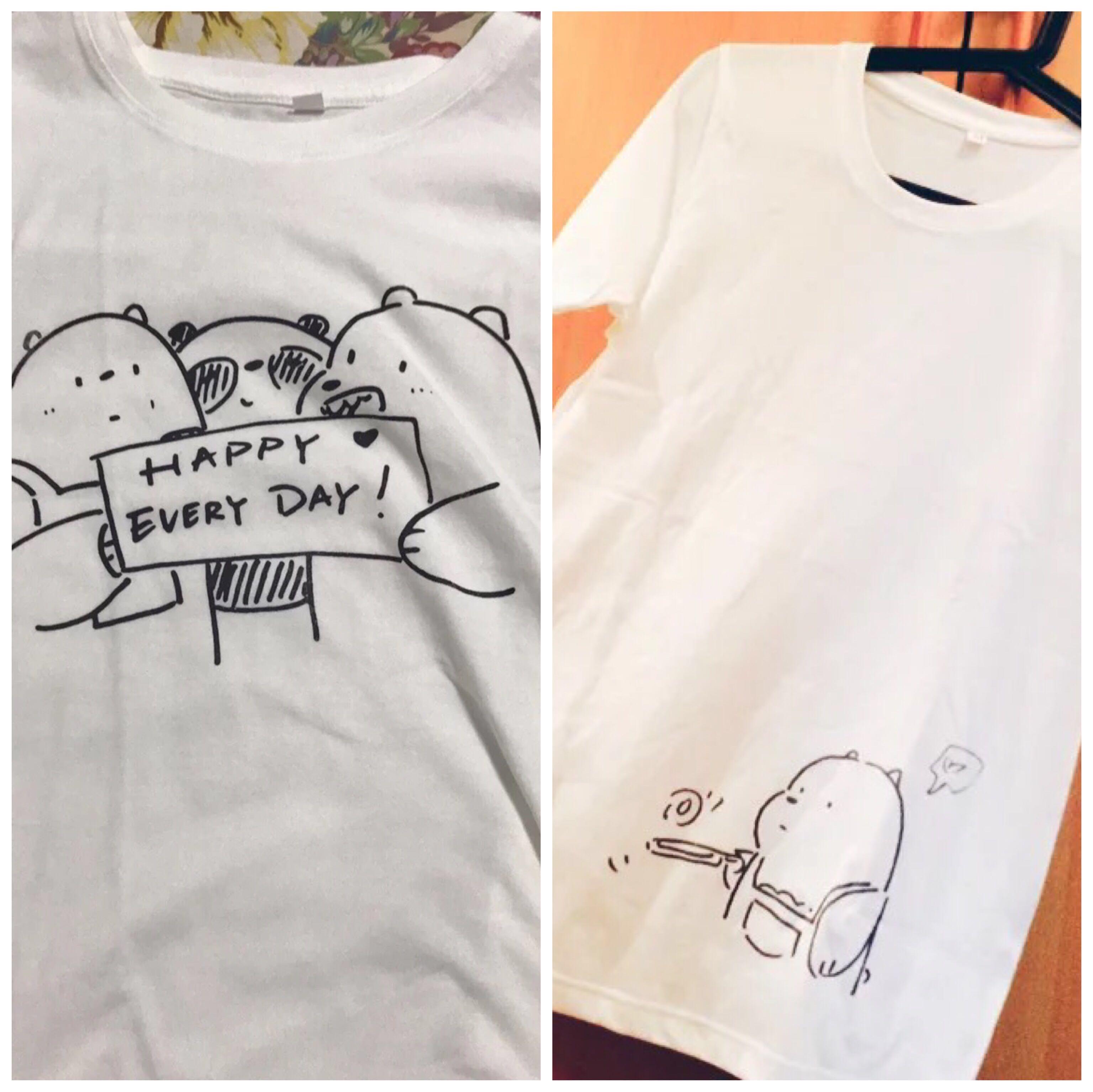 Preorder Cute We Bare Bears Tshirt Tee Shirt Tee Women S Fashion