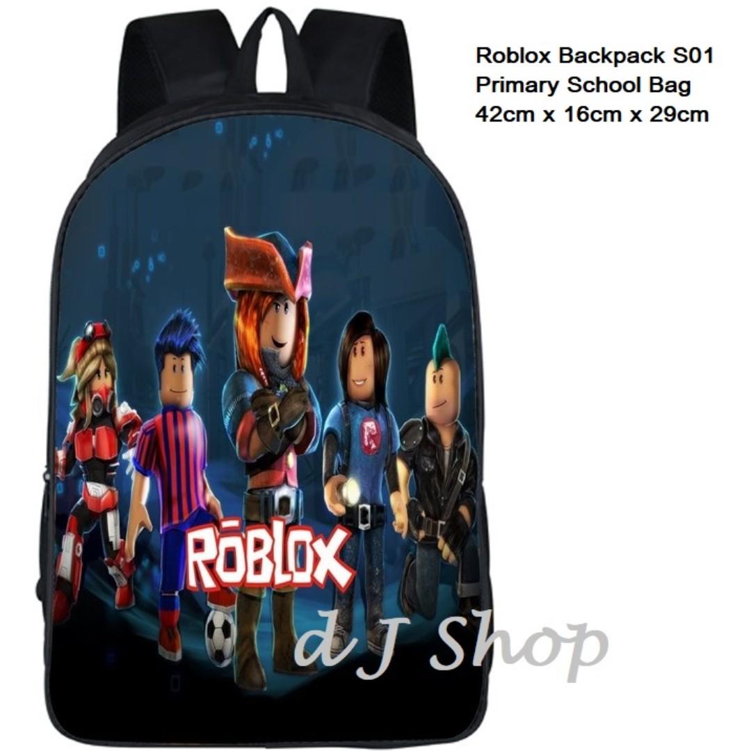 Preorder Roblox Design Backpack Roblox School Bag Bulletin Board Preorders On Carousell - roblox turkey home facebook