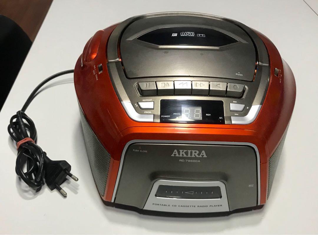 akira rc 7950ca cd audio am fm audio