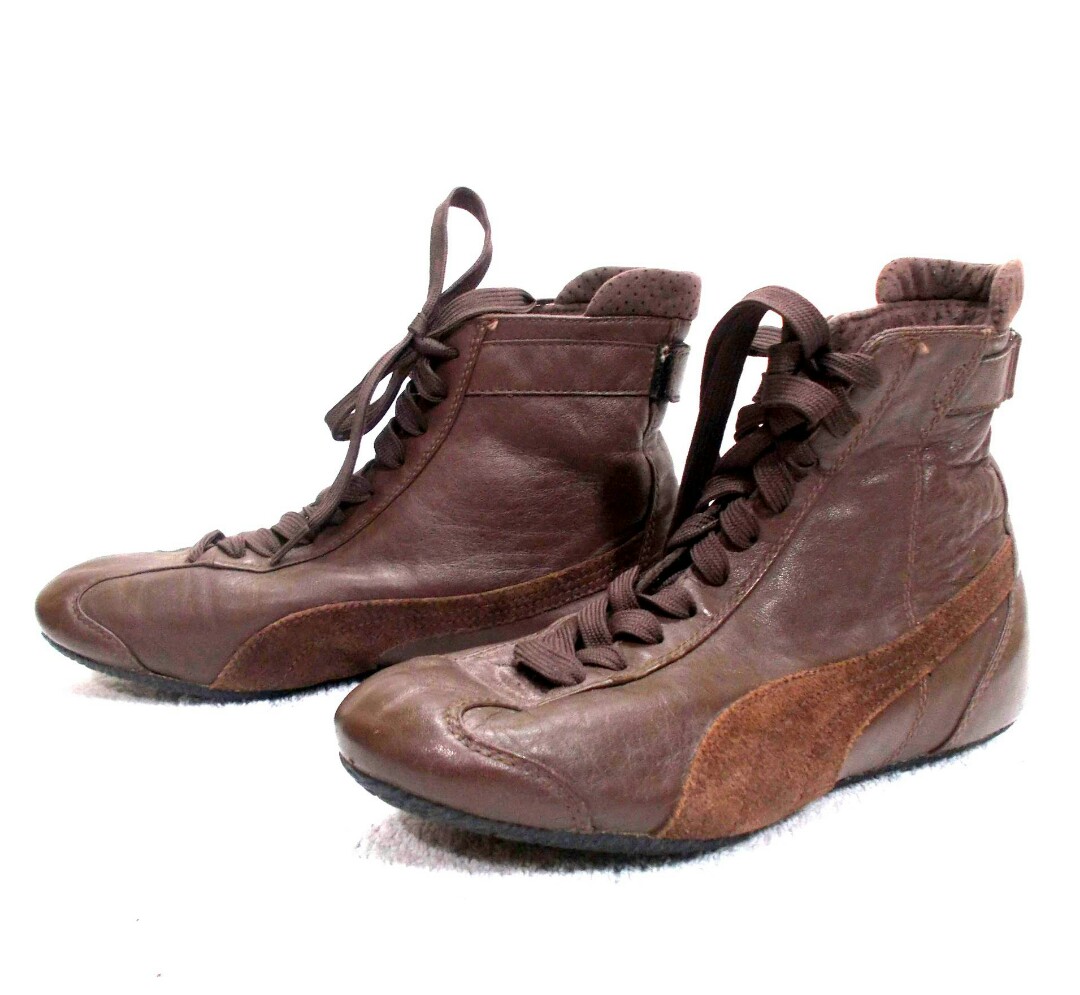 Puma Leather Hi-Cut Boxing Shoes, Men's Fashion, Footwear, Dress shoes on  Carousell