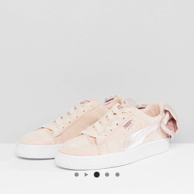Puma Suede Bow Trainers Sneakers in 