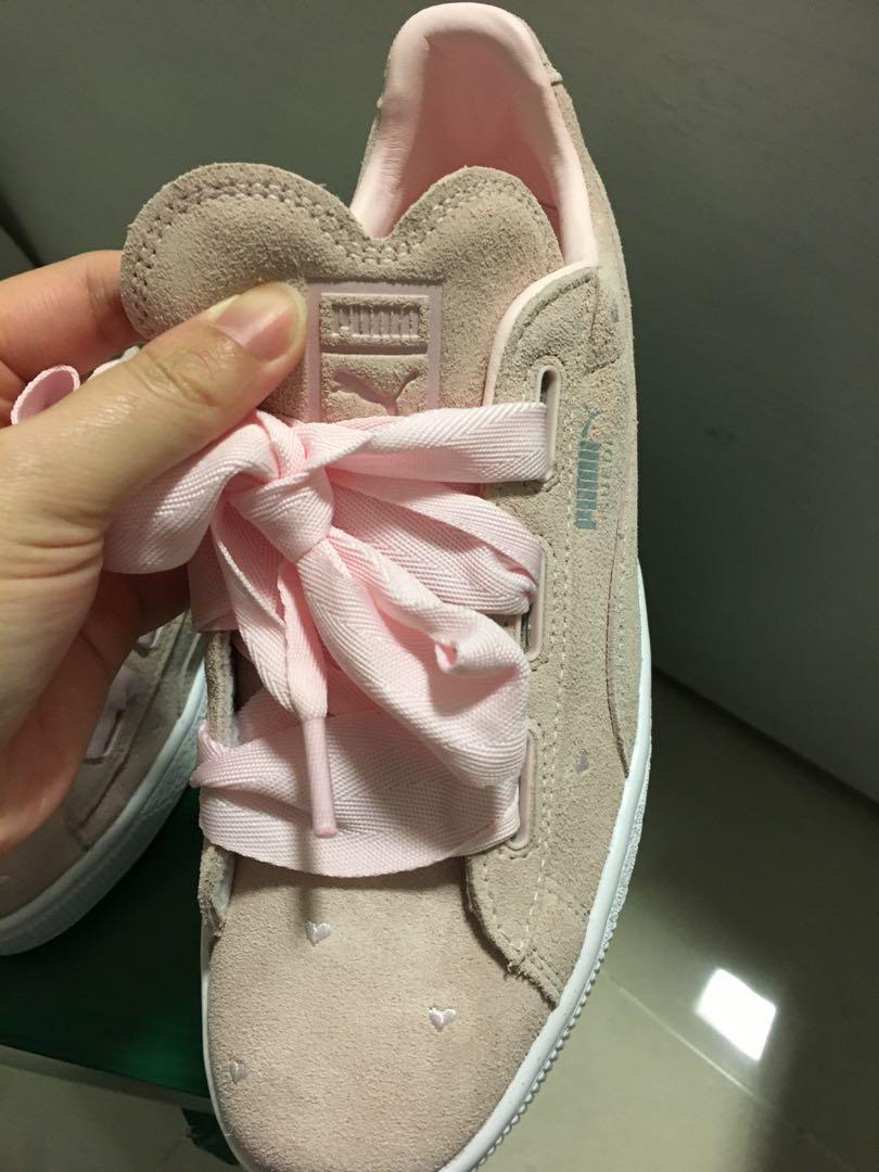 Puma Suede Heart Valentine Women s Fashion Footwear Sneakers on Carousell