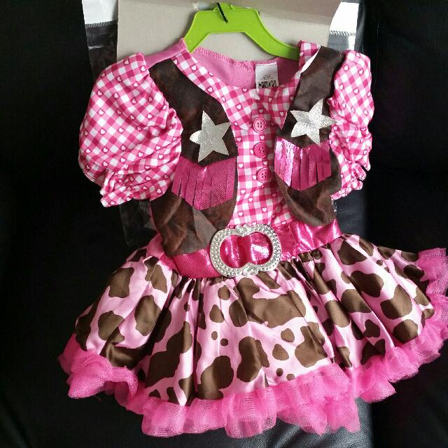 Rodeo Princess Toddler Dress Up Party Costume Babies Kids