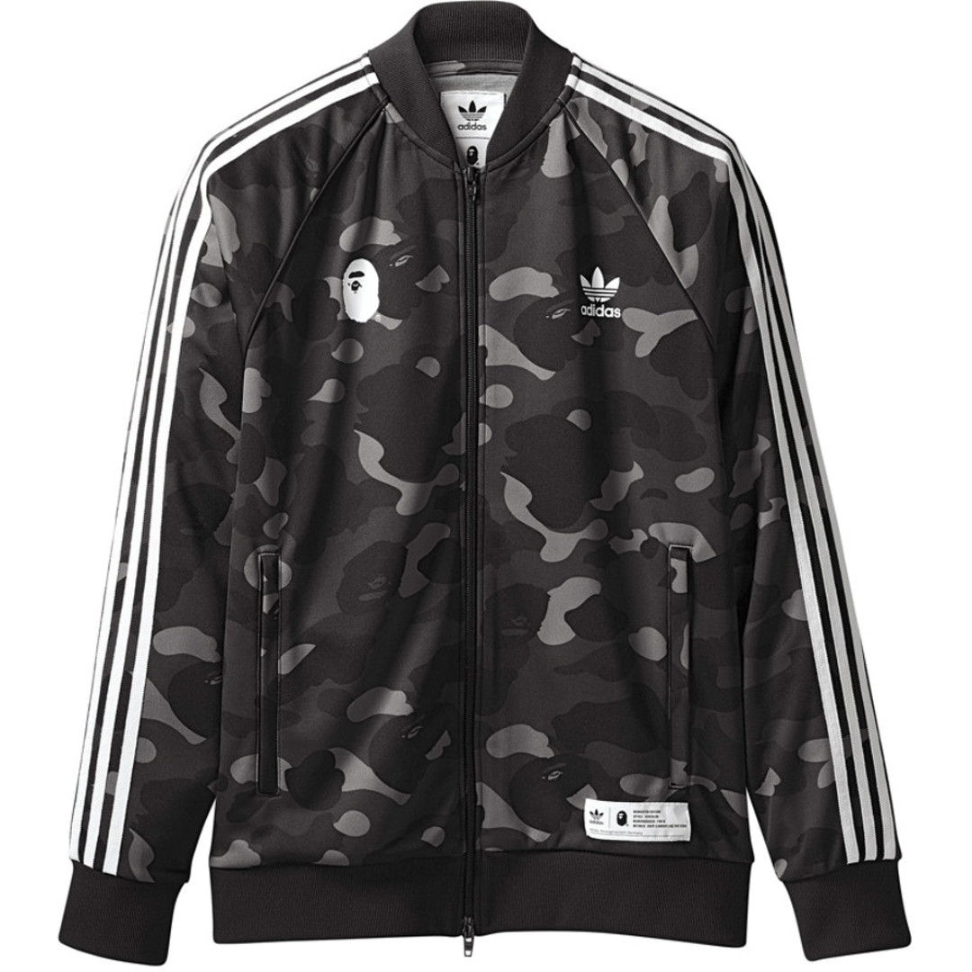 S) Bape x Adidas Track Top Jacket
