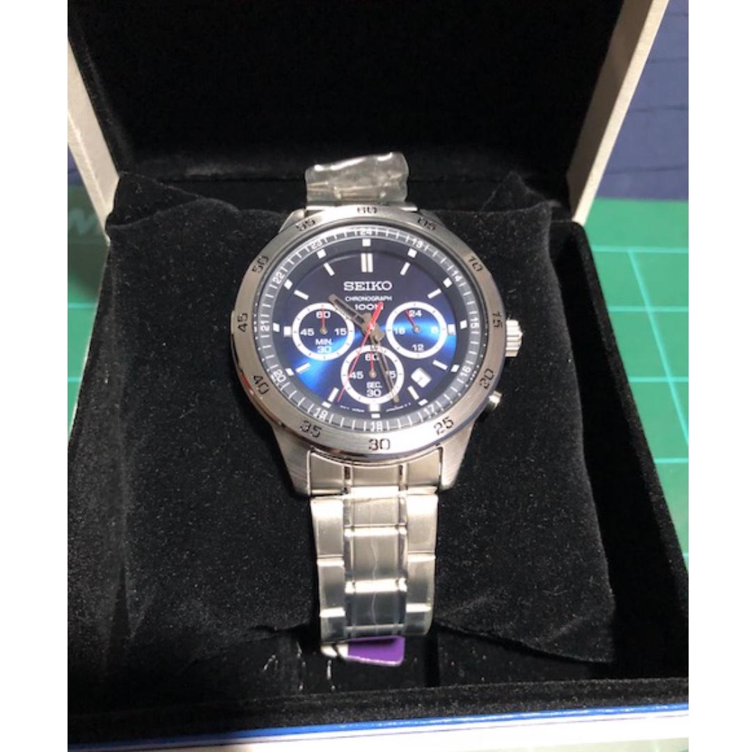 Menagerry Flåde Trække på Seiko SKS517P1 Mens Chronograph Watch (NEW), Men's Fashion, Watches &  Accessories, Watches on Carousell