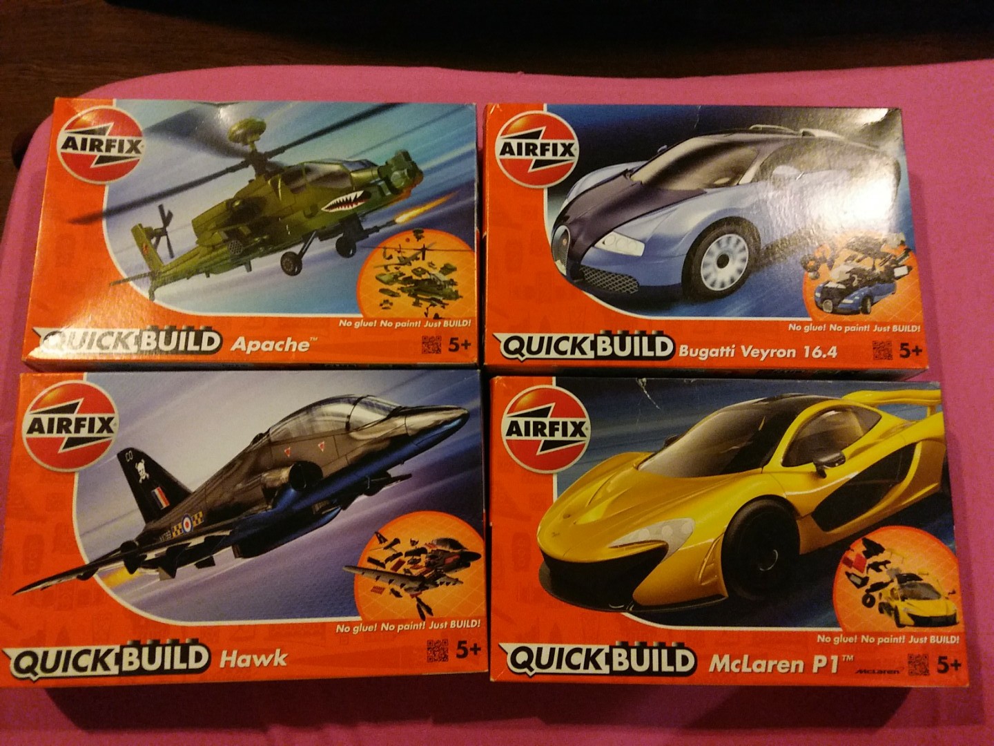 Set Of 4 Airfix Quickbuild Kits Lego Style Free Item Hobbies Toys Toys Games On Carousell