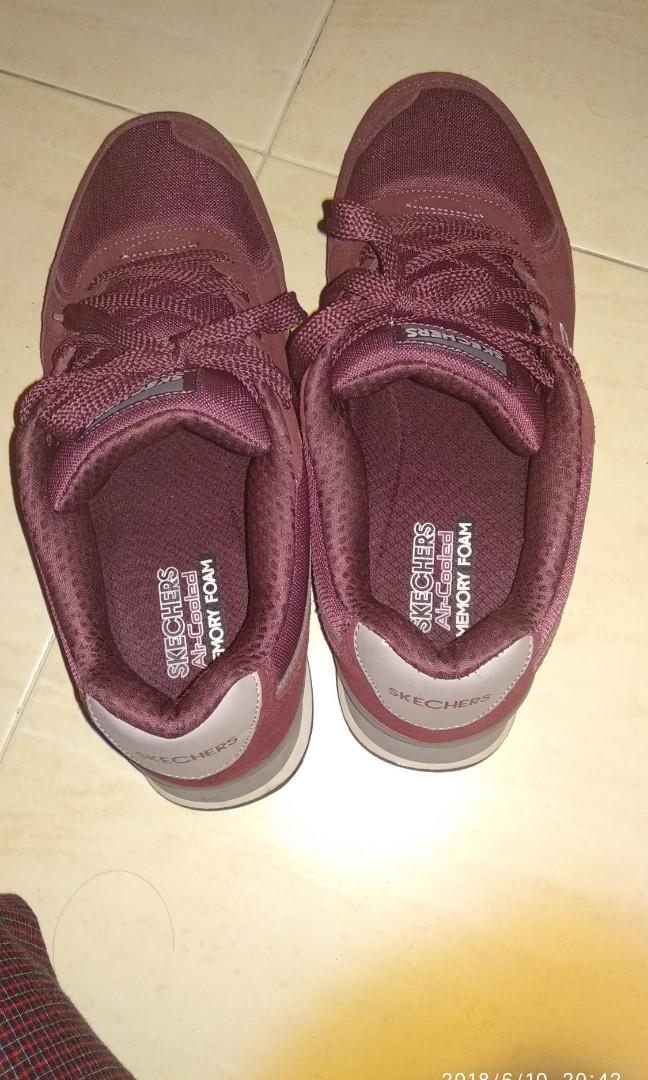 skechers shoes mens purple