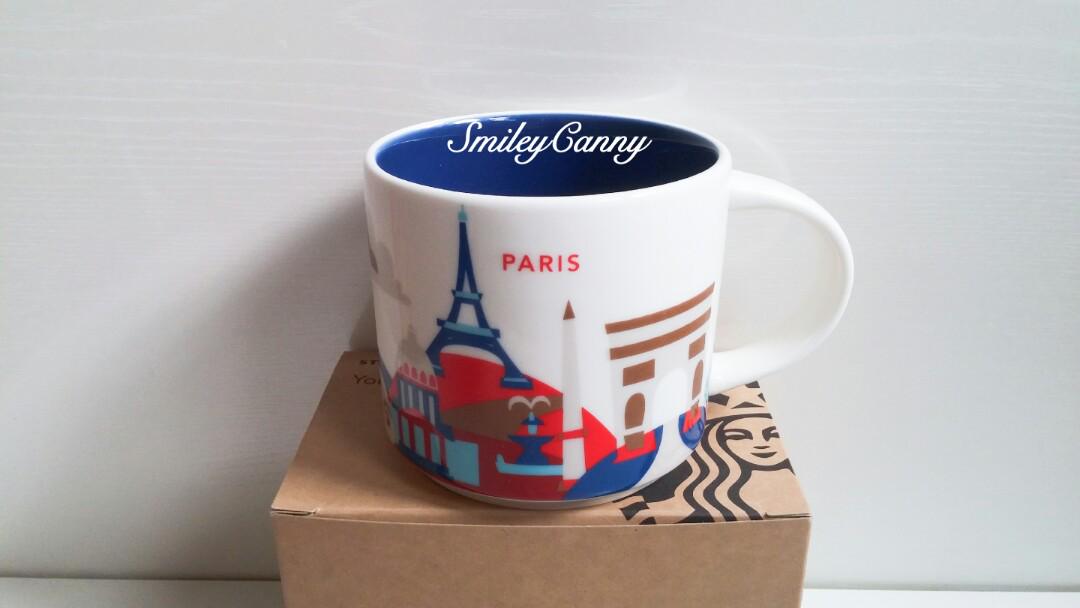 Starbucks Cities Mug Are Paris France You Here Collection XwOiukZTPl