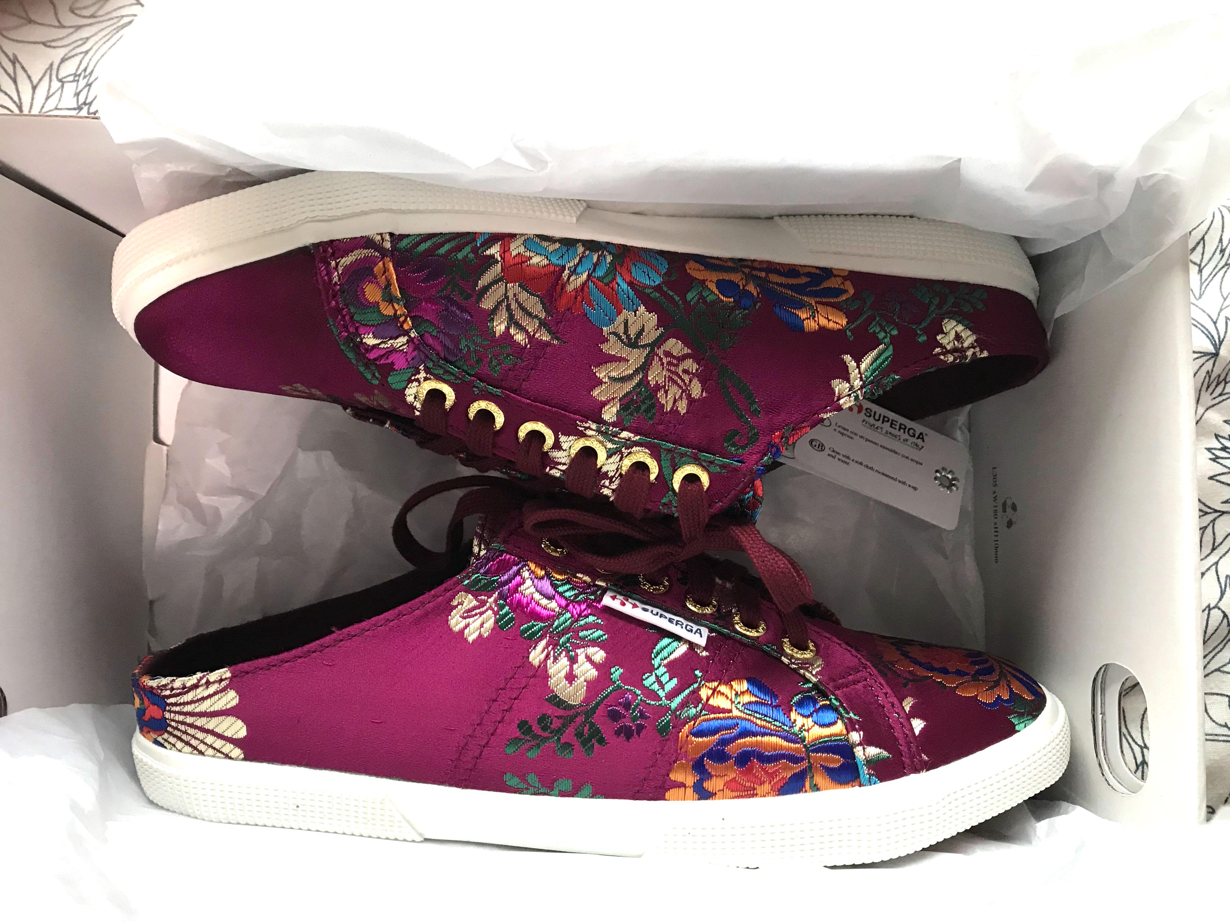 Superga Korelaw Brocade Mule Sneakers US10 Women s Fashion