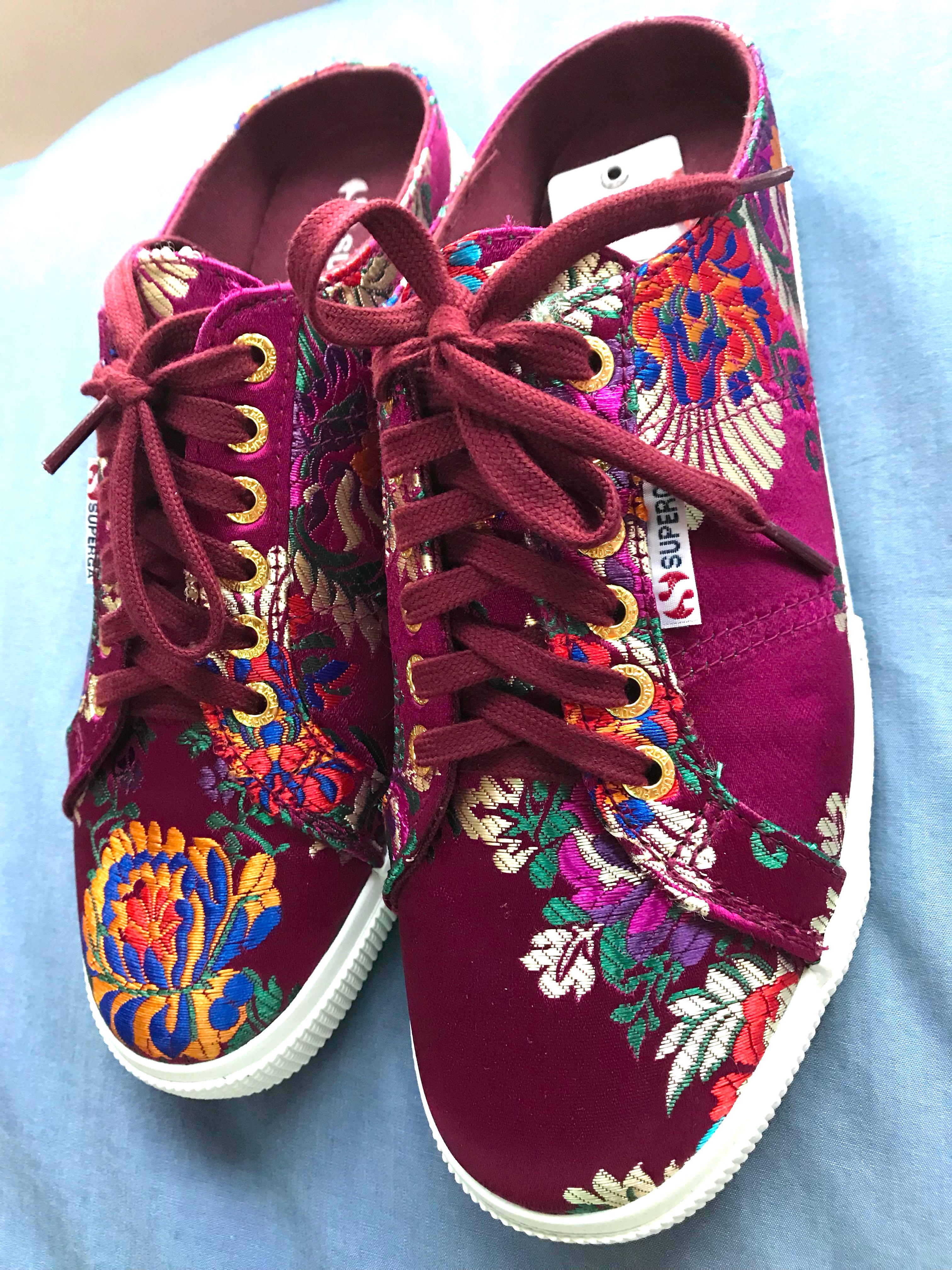 Superga Korelaw Brocade Mule Sneakers US10 Women s Fashion