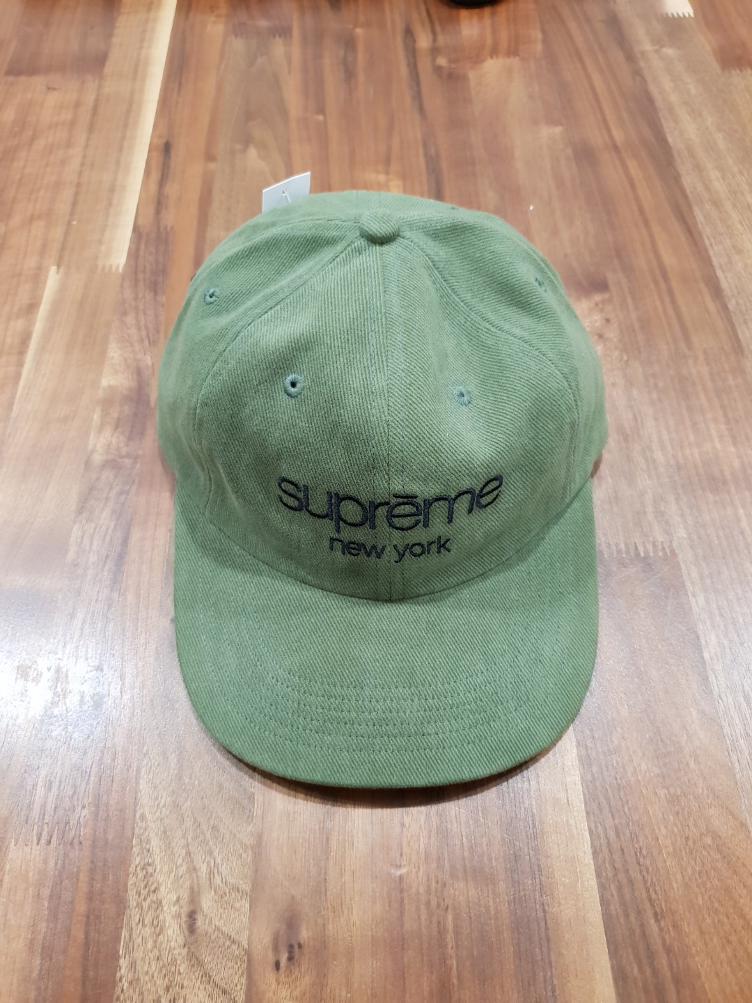 supreme olive green hat