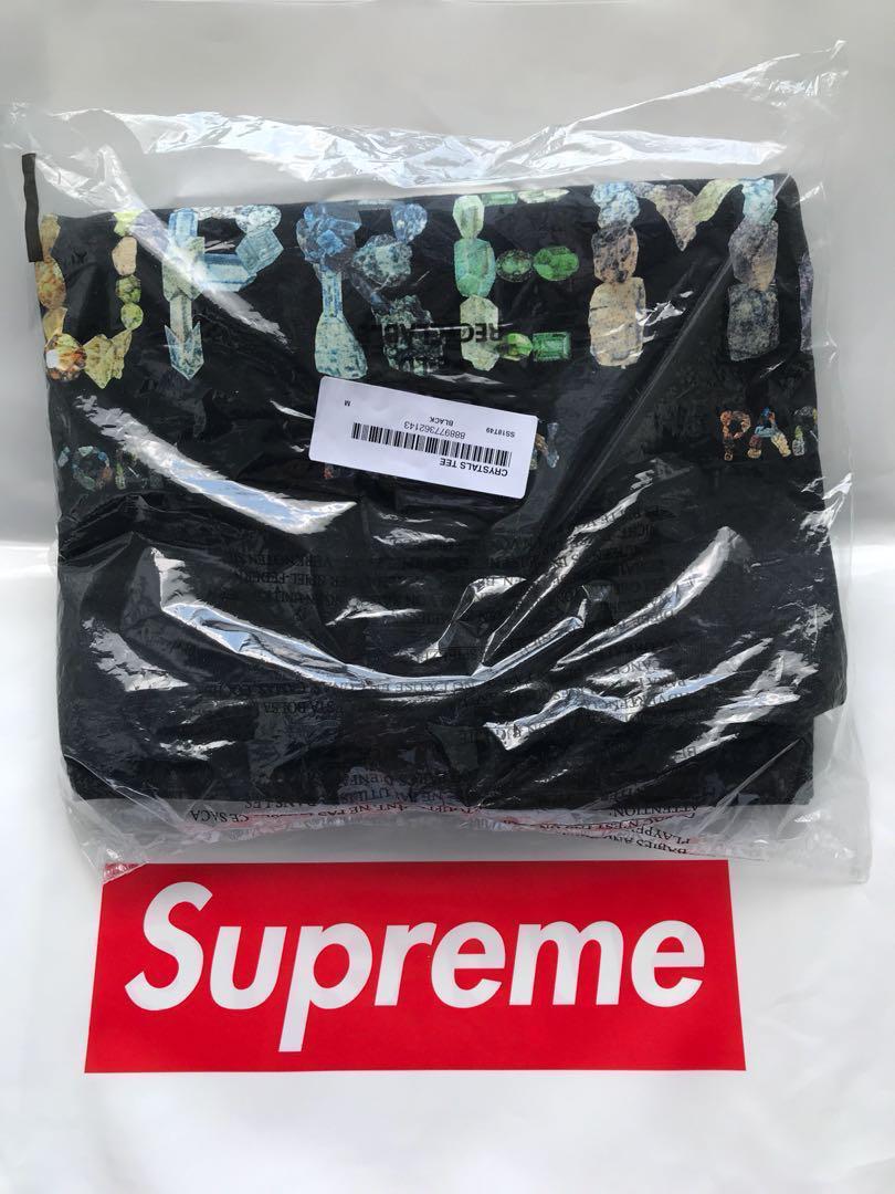 supreme rocks tee black