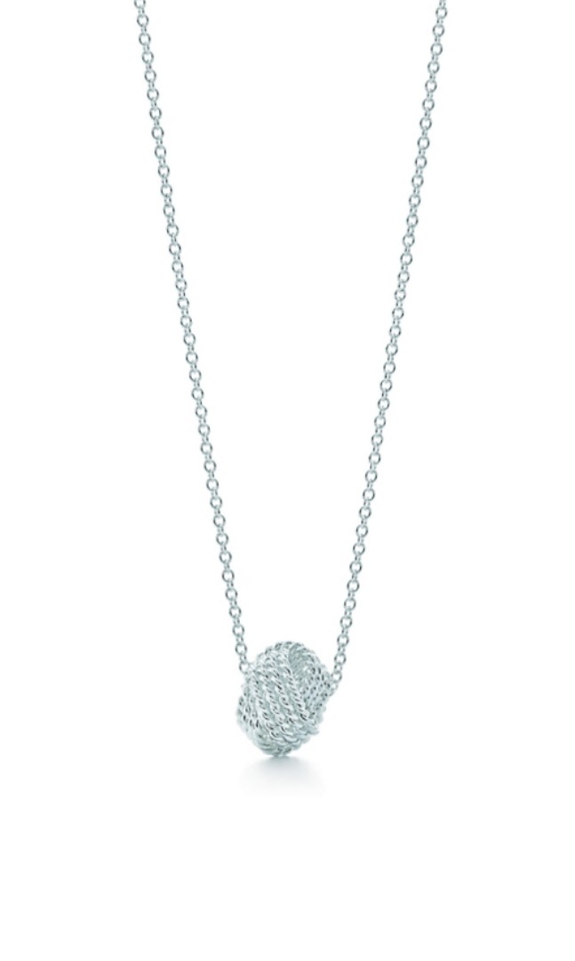 tiffany and co knot necklace