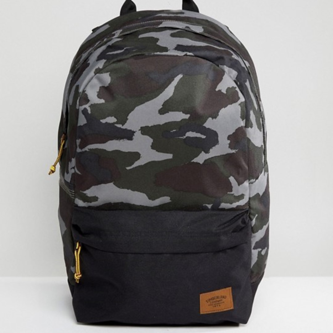 timberland camo luggage