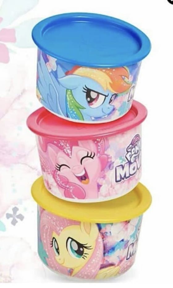 little pony tupperware