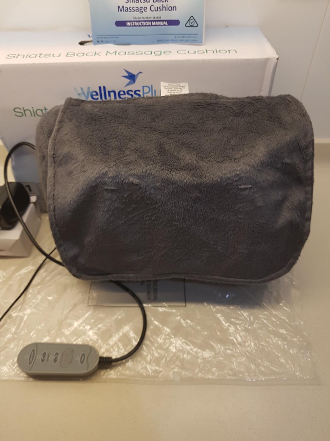 Wellness Plus Shiatsu Back Massage Cushion (with Heat function