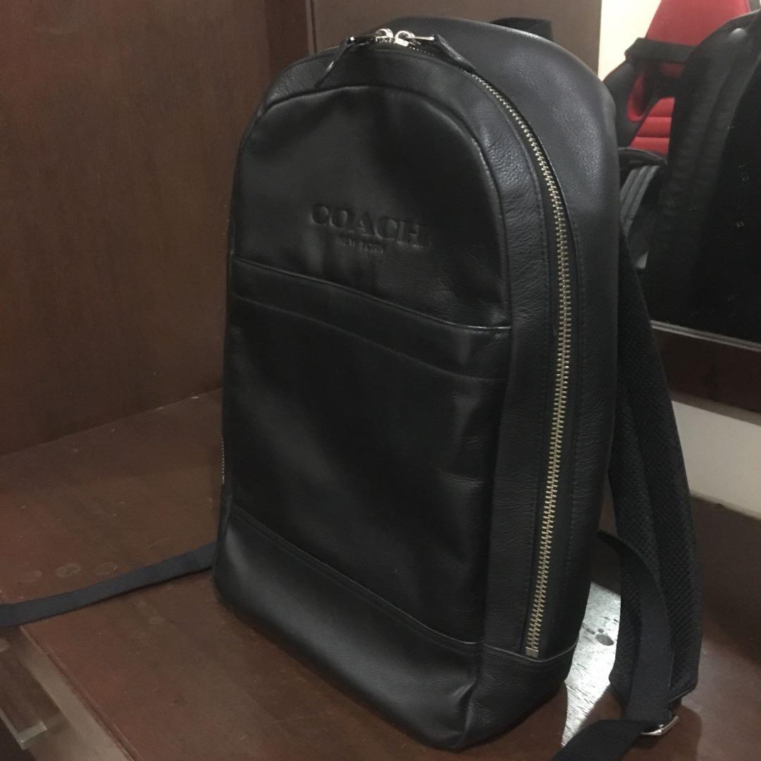 Coach charles slim backpack clearance