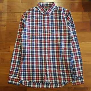 S2VS MAN kemeja kotak merah import