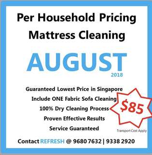 (Aug’18) Mattress Cleaning